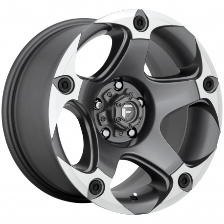 Fuel aluminum wheels Fuel D684 MENACE wheel 17x9 6x139.7 106.1 ET-12, Matte gun metal | races-shop.com