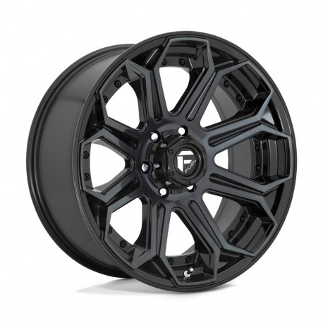 Fuel aluminum wheels Fuel D704 SIEGE wheel 24x12 5x127 71.5 ET-44, Black | races-shop.com