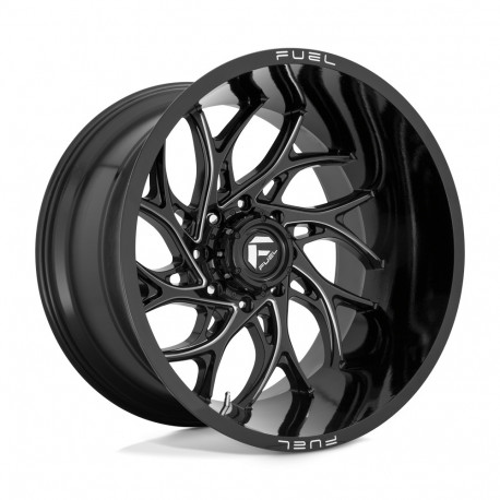Fuel aluminum wheels Fuel D741 RUNNER wheel 22x8.25 8x165.1 121.5 ET-214, Gloss black | races-shop.com