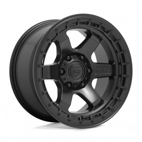Fuel aluminum wheels Fuel D750 BLOCK wheel 18x9 5x127 71.5 ET-12, Matte black | races-shop.com