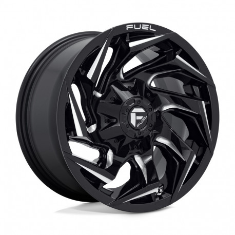 Fuel aluminum wheels Fuel D753 REACTION wheel 20x10 5x139.7/5x150 110.1 ET-18, Gloss black | races-shop.com