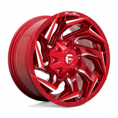 Fuel aluminum wheels Fuel D754 REACTION wheel 20x10 8x165.1 125.1 ET-18, Candy red | races-shop.com