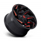 Fuel aluminum wheels Fuel D755 REACTION wheel 17x9 6x135/6x139.7 106.1 ET-12, Gloss black | races-shop.com