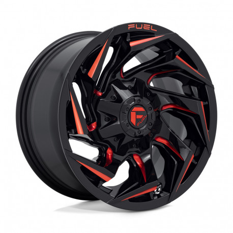 Fuel aluminum wheels Fuel D755 REACTION wheel 20x9 6x135/6x139.7 106.1 ET1, Gloss black | races-shop.com