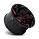Fuel aluminum wheels Fuel D755 REACTION wheel 22x12 8x165.1 125.1 ET-44, Gloss black | races-shop.com