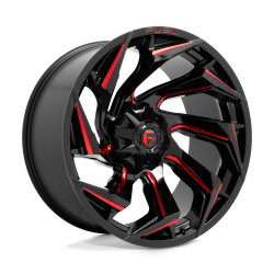 Fuel D755 REACTION wheel 24x12 8x165.1 125.1 ET-44, Gloss black