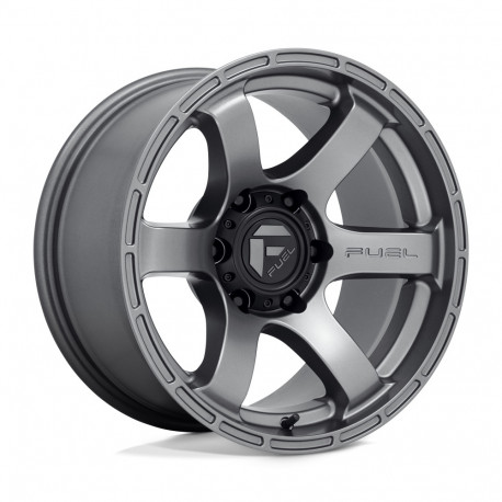 Fuel aluminum wheels Fuel D767 RUSH wheel 17x9 6x139.7 106.1 ET-12, Matte gun metal | races-shop.com