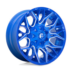 Fuel D770 TWITCH wheel 20x10 8x165.1 125.1 ET-18, Anodized blue