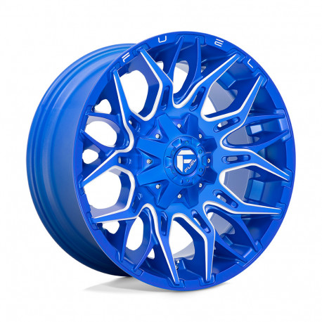 Fuel aluminum wheels Fuel D770 TWITCH wheel 22x12 8x170 125.1 ET-44, Anodized blue | races-shop.com