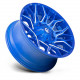Fuel aluminum wheels Fuel D770 TWITCH wheel 22x12 5x114.3/5x127 78.1 ET-44, Anodized blue | races-shop.com