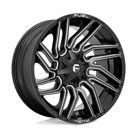 Fuel aluminum wheels Fuel D773 TYPHOON wheel 22x10 8x180 124.2 ET-18, Gloss black | races-shop.com