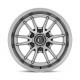 Fuel aluminum wheels Fuel D789 CLASH wheel 17x9 6x139.7 106.1 ET-12, Gunmetal | races-shop.com