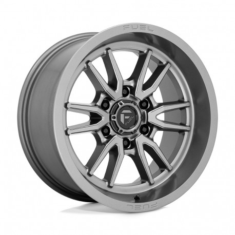 Fuel aluminum wheels Fuel D789 CLASH wheel 18x9 6x139.7 106.1 ET1, Gunmetal | races-shop.com