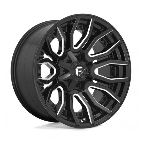 Fuel aluminum wheels Fuel D711 RAGE wheel 20x10 8x180 124.2 ET-18, Gloss black | races-shop.com