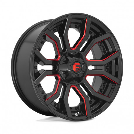 Fuel aluminum wheels Fuel D712 RAGE wheel 24x12 5x127/5x139.7 87.1 ET-44, Gloss black | races-shop.com