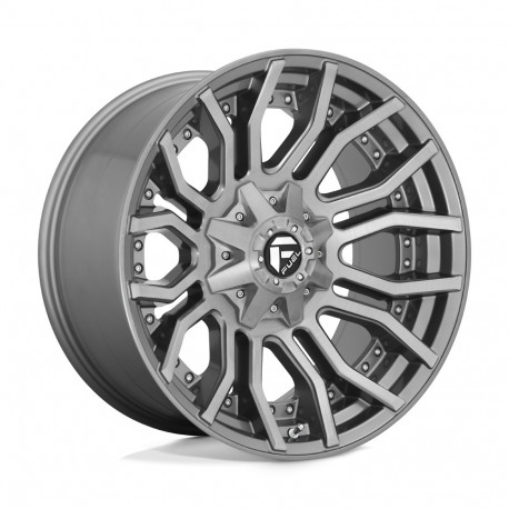 Fuel aluminum wheels Fuel D713 RAGE PLATINUM wheel 20x10 8x170 125.1 ET-18, Gunmetal | races-shop.com