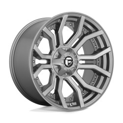 Fuel D713 RAGE PLATINUM wheel 20x9 6x135/6x139.7 106.1 ET1, Gunmetal