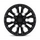 Fuel aluminum wheels Fuel D804 FLAME wheel 20x9 6x139.7 106.1 ET1, Black | races-shop.com