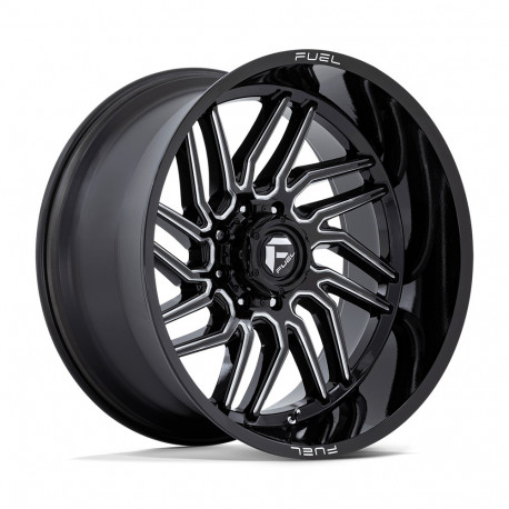 Fuel aluminum wheels Fuel D807 HURRICANE wheel 24x12 8x180 124.2 ET-44, Gloss black | races-shop.com