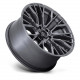 Fuel aluminum wheels Fuel D848 REBAR wheel 20x9 6x139.7 106.1 ET1, Matte gunmetal | races-shop.com