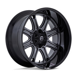Fuel DARKSTAR wheel 20x10 8x165.1 125.1 ET-18, Matte gunmetal