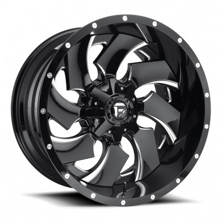 Fuel aluminum wheels Fuel D239 CLEAVER wheel 24x16 6x135/6x139.7 106.1 ET-99, Gloss black | races-shop.com