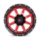 Fuel aluminum wheels Fuel D250 MAVERICK wheel 20x10 6x135/6x139.7 106.1 ET-19, Gloss red | races-shop.com