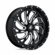 Fuel aluminum wheels Fuel UTV D641 KOMPRESSOR wheel 20x7 4x137 110.1 ET13, Gloss black | races-shop.com