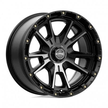 KMC aluminum wheels KMC KM100 SYNC wheel 17x9 5x127/5x139.7 78.1 ET0, Satin black | races-shop.com