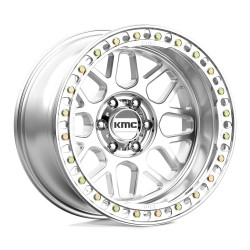 KMC KM235 GRENADE CRAWL BEADLOCK wheel 20x10 6x139.7 108 ET-48, Silver