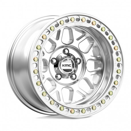 KMC aluminum wheels KMC KM235 GRENADE CRAWL BEADLOCK wheel 18x9 6x139.7 108 ET10, Silver | races-shop.com