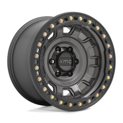 KMC KM236 TANK BEADLOCK wheel 17x9 5x127 71.5 ET-38, Anthracite