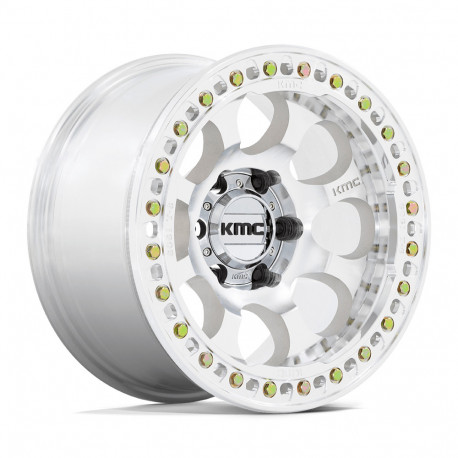 KMC aluminum wheels KMC KM237 RIOT BEADLOCK wheel 17x9 5x127 71.5 ET-12, Silver | races-shop.com