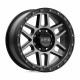 KMC aluminum wheels KMC KM544 MESA wheel 20x9 8x180 124.2 ET0, Satin black | races-shop.com