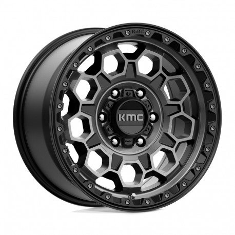 KMC aluminum wheels KMC KM545 TREK wheel 17x9 6x114.3 66.06 ET18, Satin black | races-shop.com