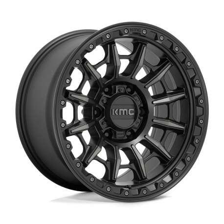 KMC aluminum wheels KMC KM547 CARNAGE wheel 17x9 5x150 110.1 ET0, Satin black | races-shop.com