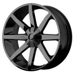KMC KM651 SLIDE wheel 24x9.5 6x135/6x139.7 106.1 ET25, Gloss black