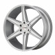 KMC aluminum wheels KMC KM712 PRISM TRUCK wheel 22x9.5 5x120 74.1 ET30, silver | races-shop.com