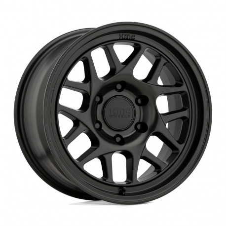 KMC aluminum wheels KMC KM717 BULLY OL wheel 17x8.5 6x139.7 106.1 ET0, Satin black | races-shop.com
