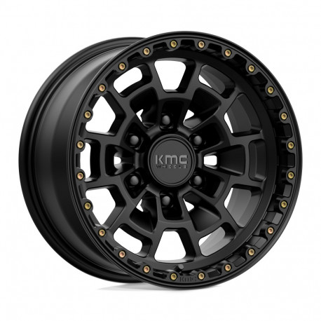 KMC aluminum wheels KMC KM718 SUMMIT wheel 17x8.5 6x135 87.1 ET0, Satin black | races-shop.com