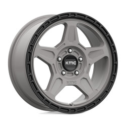 KMC KM721 ALPINE wheel 17x8 5x108 72.56 ET38, Satin gray