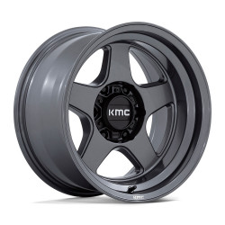 KMC KM728 LOBO wheel 17x8.5 5x127 71.5 ET-10, Matte anthracite
