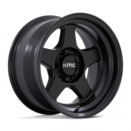 KMC aluminum wheels KMC KM728 LOBO wheel 17x8.5 5x127 71.5 ET-10, Matte black | races-shop.com