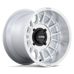 KMC Powersports KS138 IMPACT UTV wheel 15x10 4x137 96 ET0, Silver