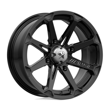 MSA aluminum wheels MSA Offroad Wheels M12 DIESEL wheel 15x7 4x137 112.1 ET10, Gloss black | races-shop.com