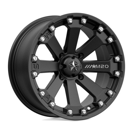 MSA aluminum wheels MSA Offroad Wheels M20 KORE wheel 16x7 4x156 132 ET0, Satin black | races-shop.com