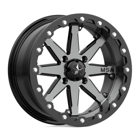 MSA aluminum wheels MSA Offroad Wheels M21 LOK BEADLOCK wheel 14x7 4x110 86 ET0, Charcoal tint | races-shop.com