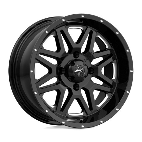 MSA aluminum wheels MSA Offroad Wheels M26 VIBE wheel 14x7 4x156 132 ET0, Gloss black | races-shop.com