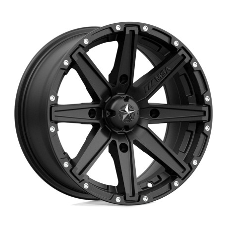 MSA aluminum wheels MSA Offroad Wheels M33 CLUTCH wheel 15x7 4x110 86 ET10, Satin black | races-shop.com