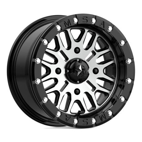 MSA aluminum wheels MSA Offroad Wheels M37 BRUTE BEADLOCK wheel 14x7 4x110 86 ET10, Gloss black | races-shop.com